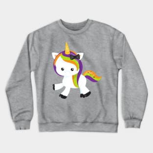 Halloween Unicorn, Cute Unicorn, Magic Unicorn Crewneck Sweatshirt